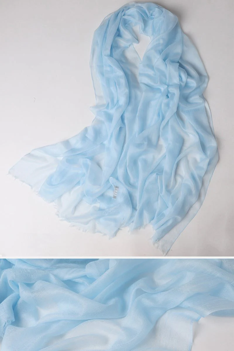 100% Cashmere Featherlight Luxury Scarf - Image 10