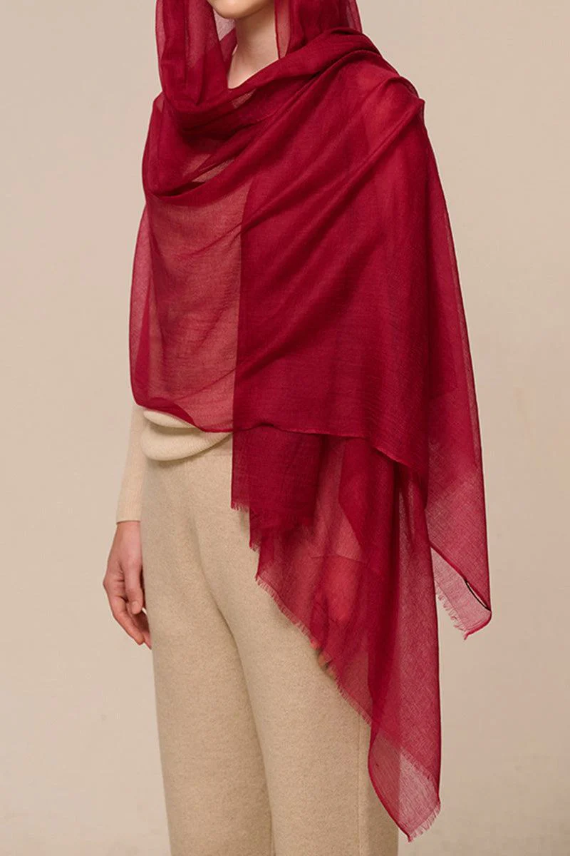 100% Cashmere Featherlight Luxury Scarf - Image 6
