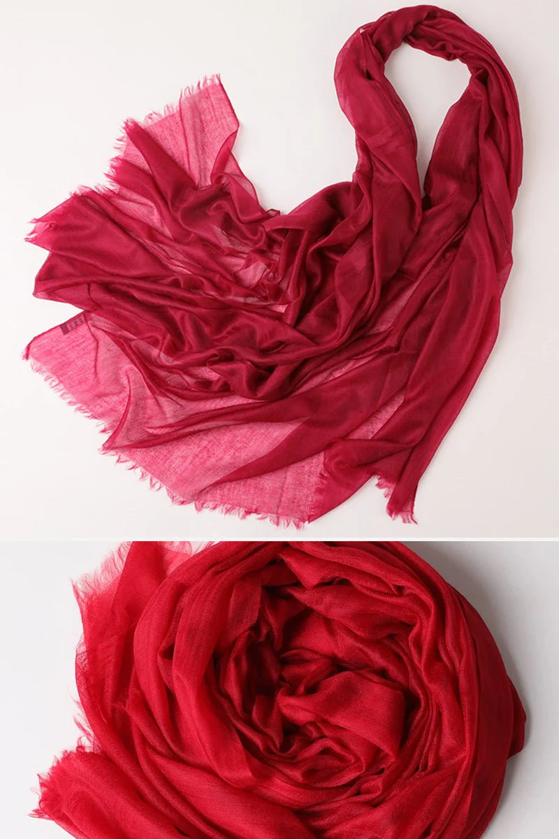 100% Cashmere Featherlight Luxury Scarf - Image 8