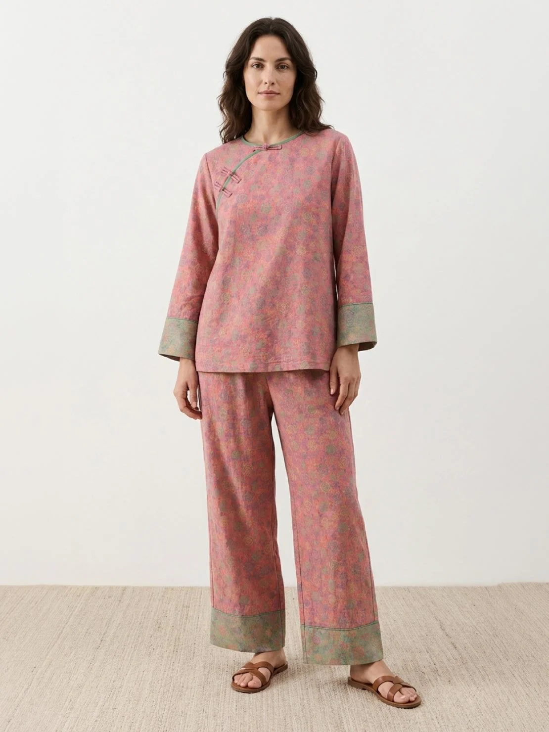 100% Cotton Chinese Pankou Loungewear - Image 11