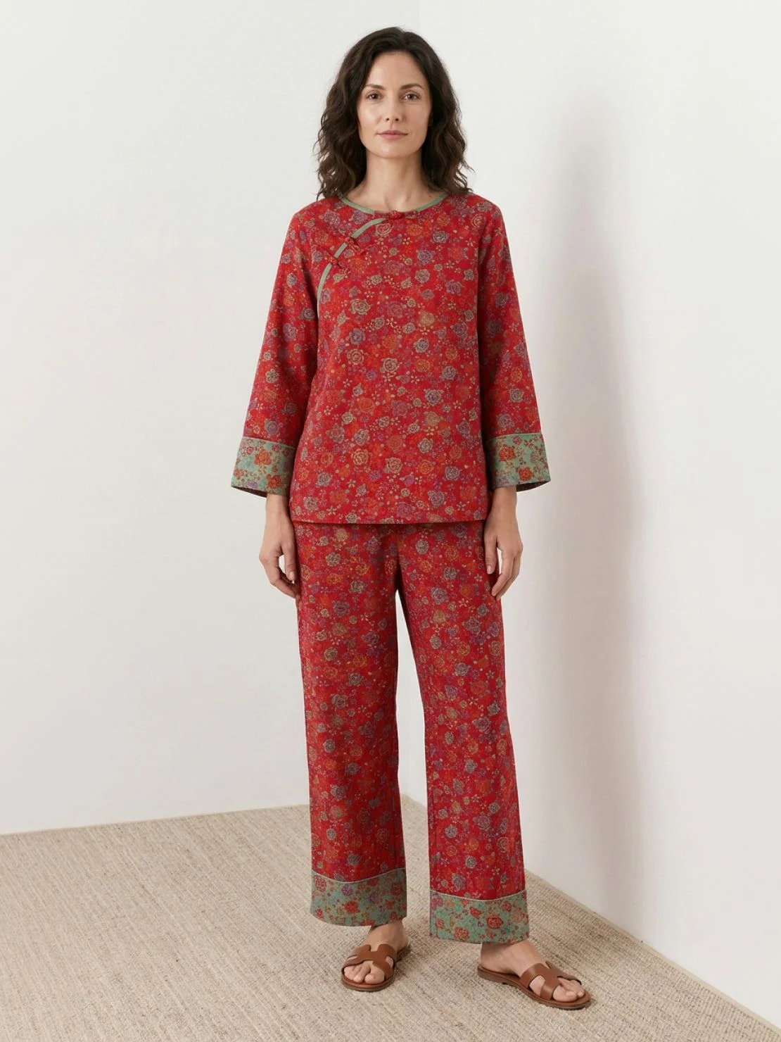 100% Cotton Chinese Pankou Loungewear - Image 16