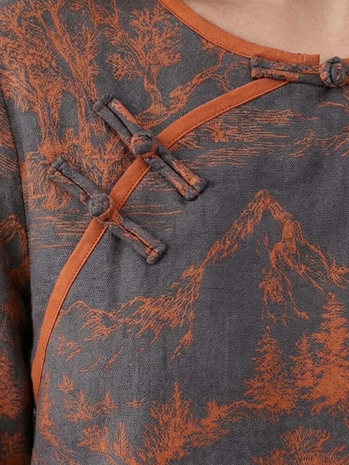 100% Cotton Chinese Pankou Loungewear - Image 5