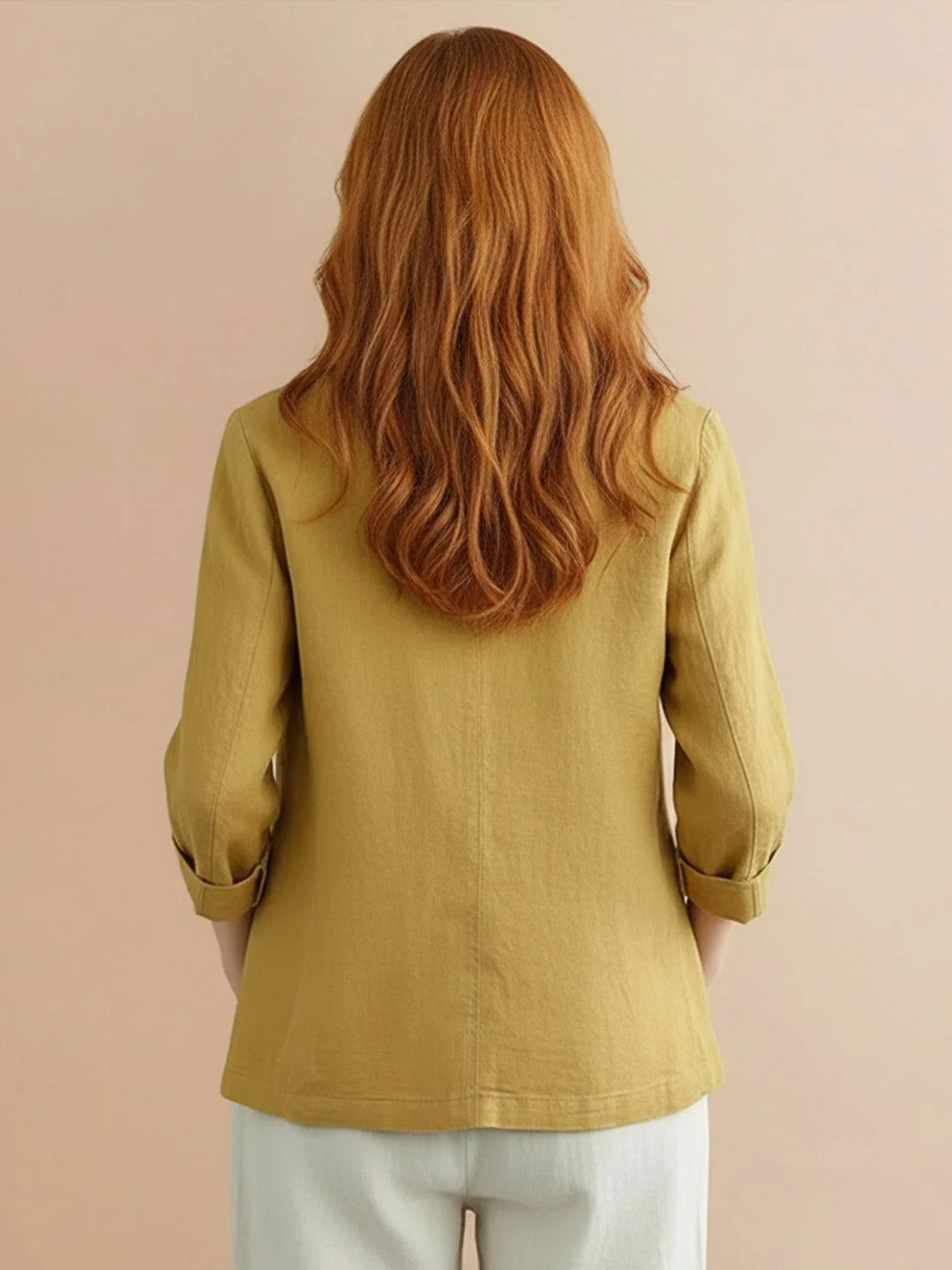 100% Cotton-Linen Blazer - Image 18