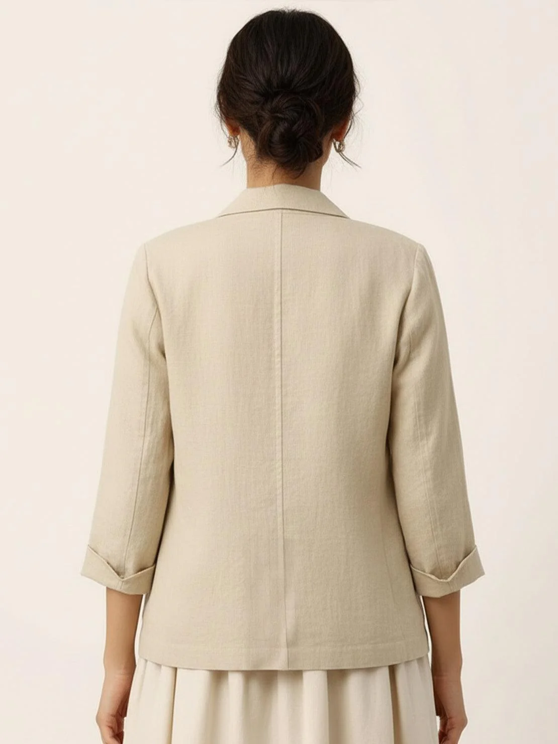 100% Cotton-Linen Blazer - Image 8