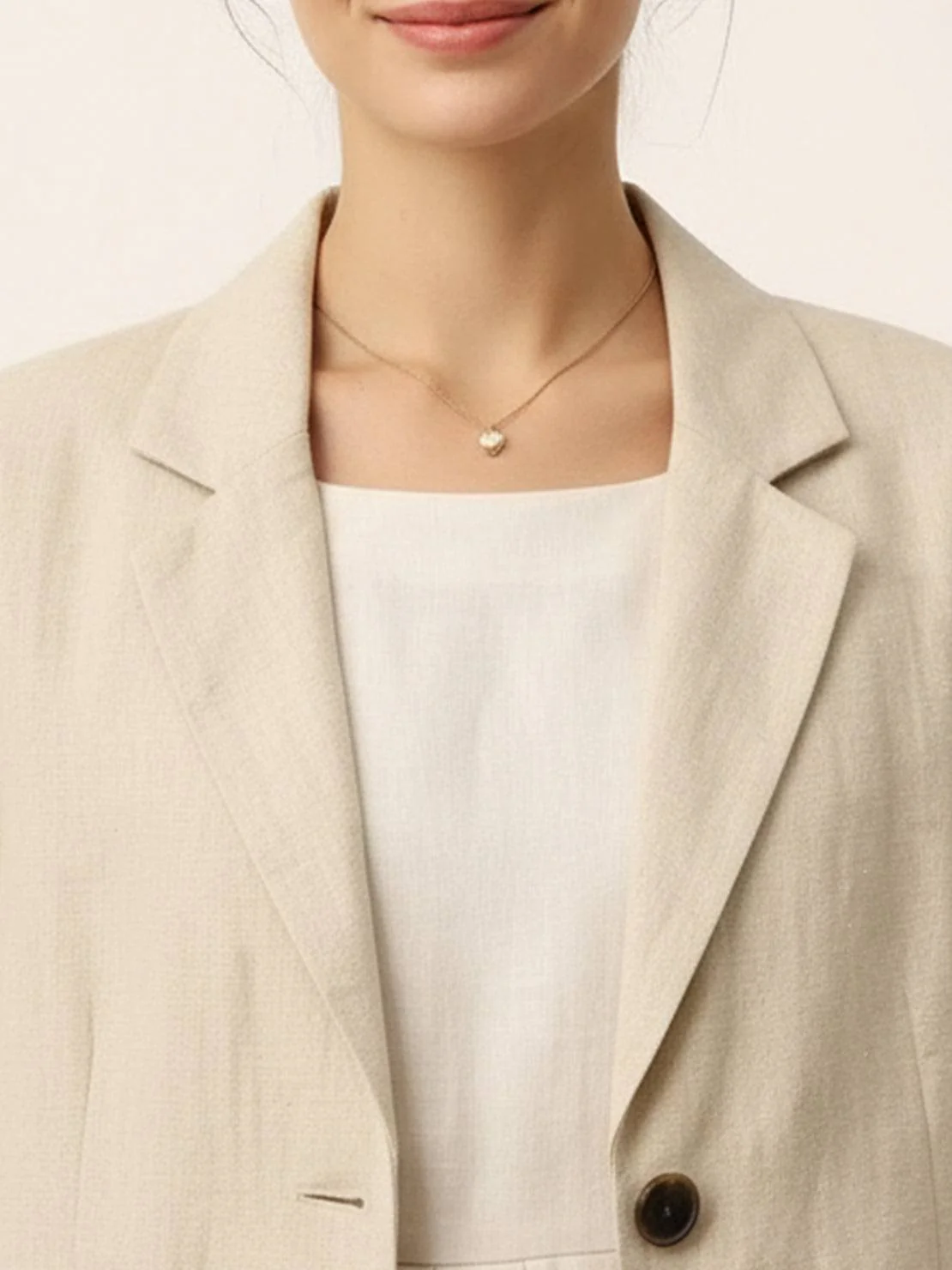 100% Cotton-Linen Blazer - Image 9