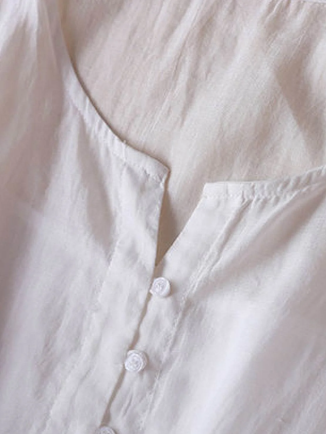 100% Cotton Linen Embroidered Midi Dress - Image 12