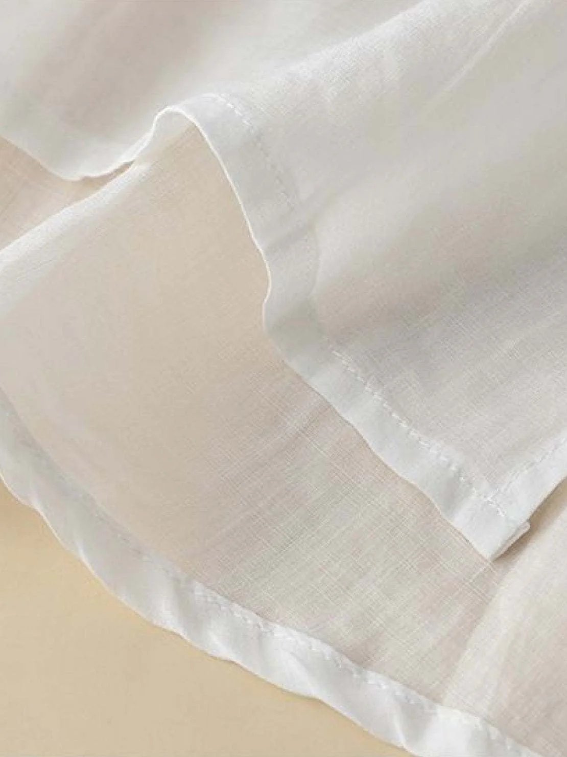 100% Cotton Linen Hand-Embroidered Shirt - Image 13