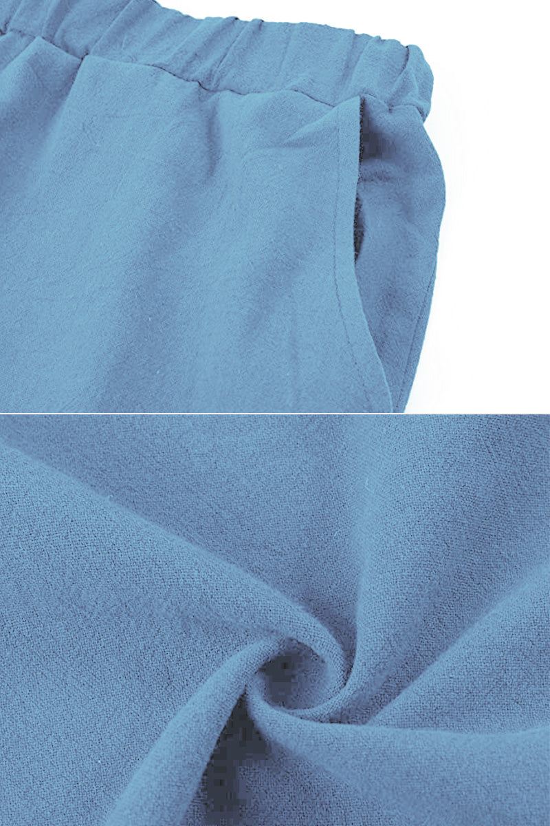 100% Cotton Linen Monochrome 2 Piece Set - Image 28