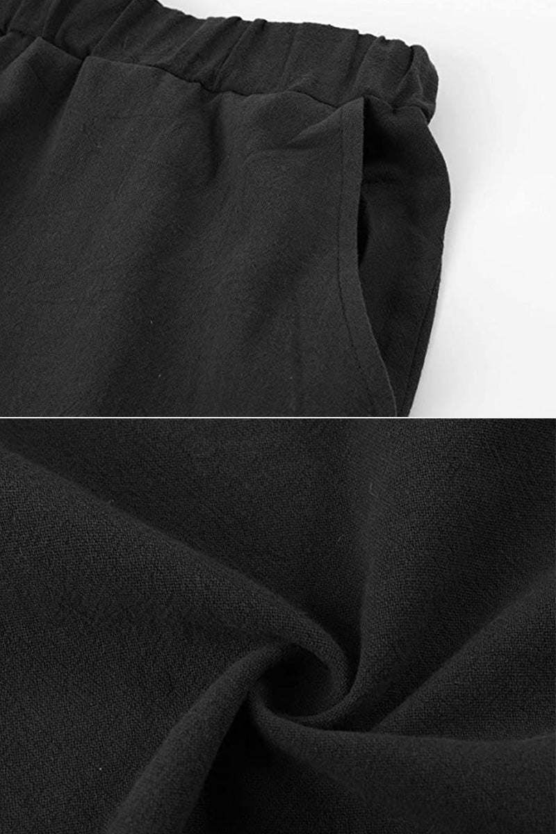 100% Cotton Linen Monochrome 2 Piece Set - Image 5