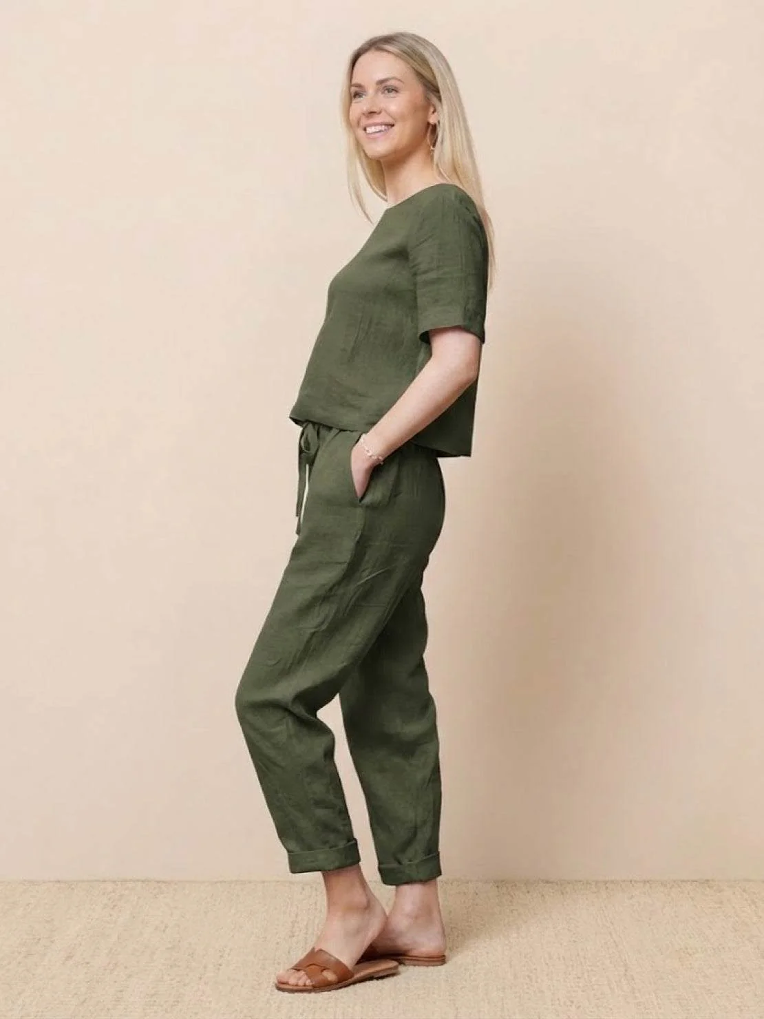 100% Cotton Linen Monochrome Co-ord - Image 15