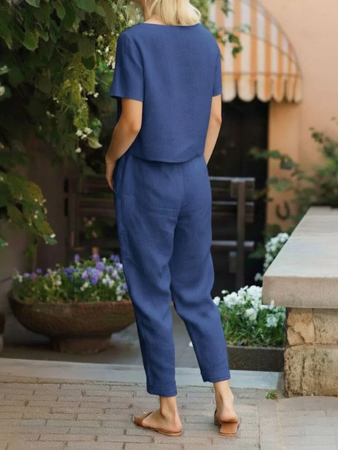 100% Cotton Linen Monochrome Co-ord - Image 24