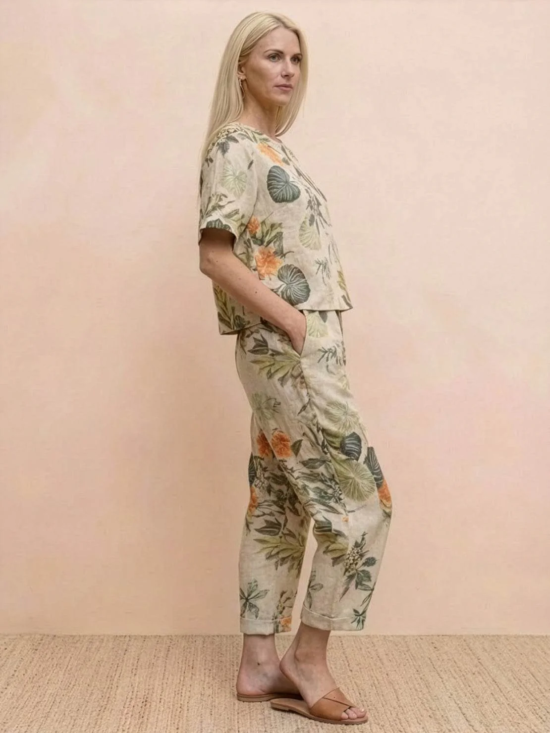 100% Cotton Linen Monochrome Co-ord - Image 39