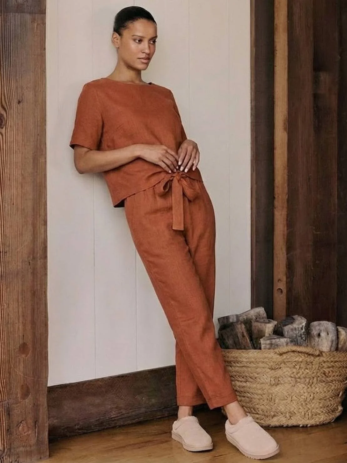 100% Cotton Linen Monochrome Co-ord - Image 44