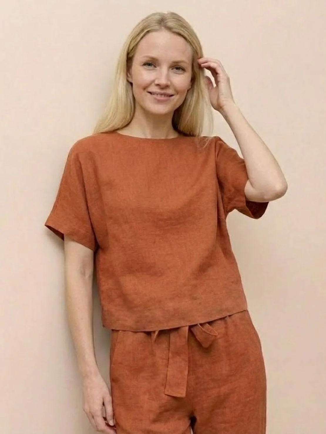 100% Cotton Linen Monochrome Co-ord - Image 46