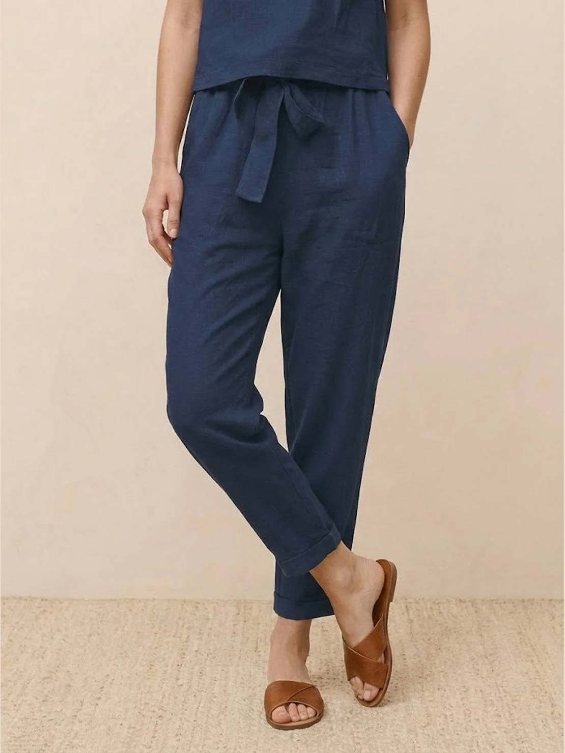 100% Cotton Linen Monochrome Co-ord - Image 5