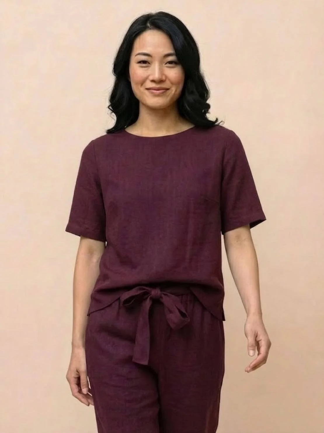 100% Cotton Linen Monochrome Co-ord - Image 50