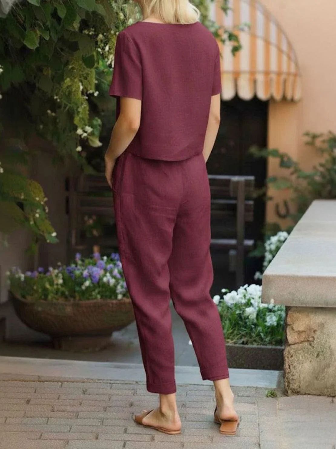 100% Cotton Linen Monochrome Co-ord - Image 54