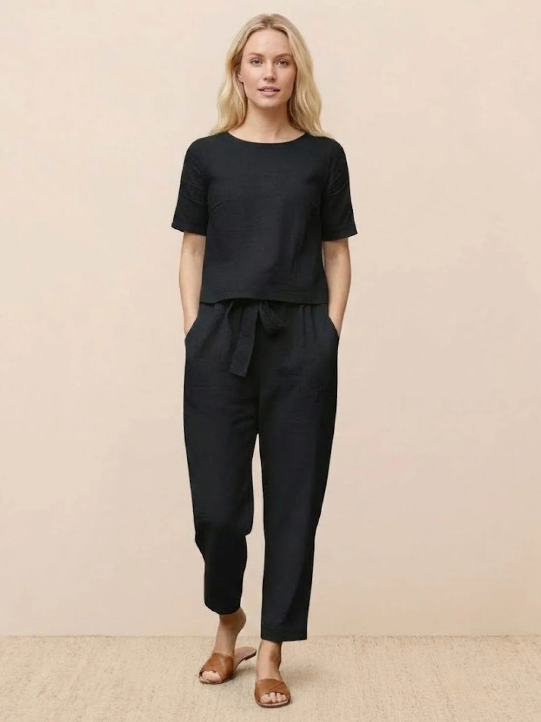 100% Cotton Linen Monochrome Co-ord - Image 55