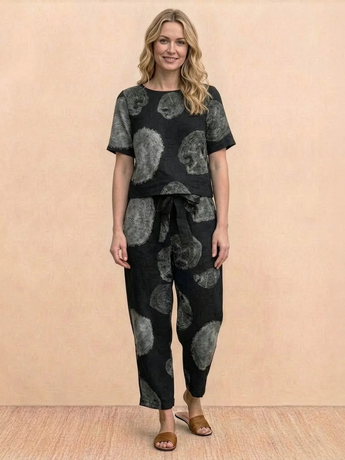 100% Cotton Linen Monochrome Co-ord - Image 79