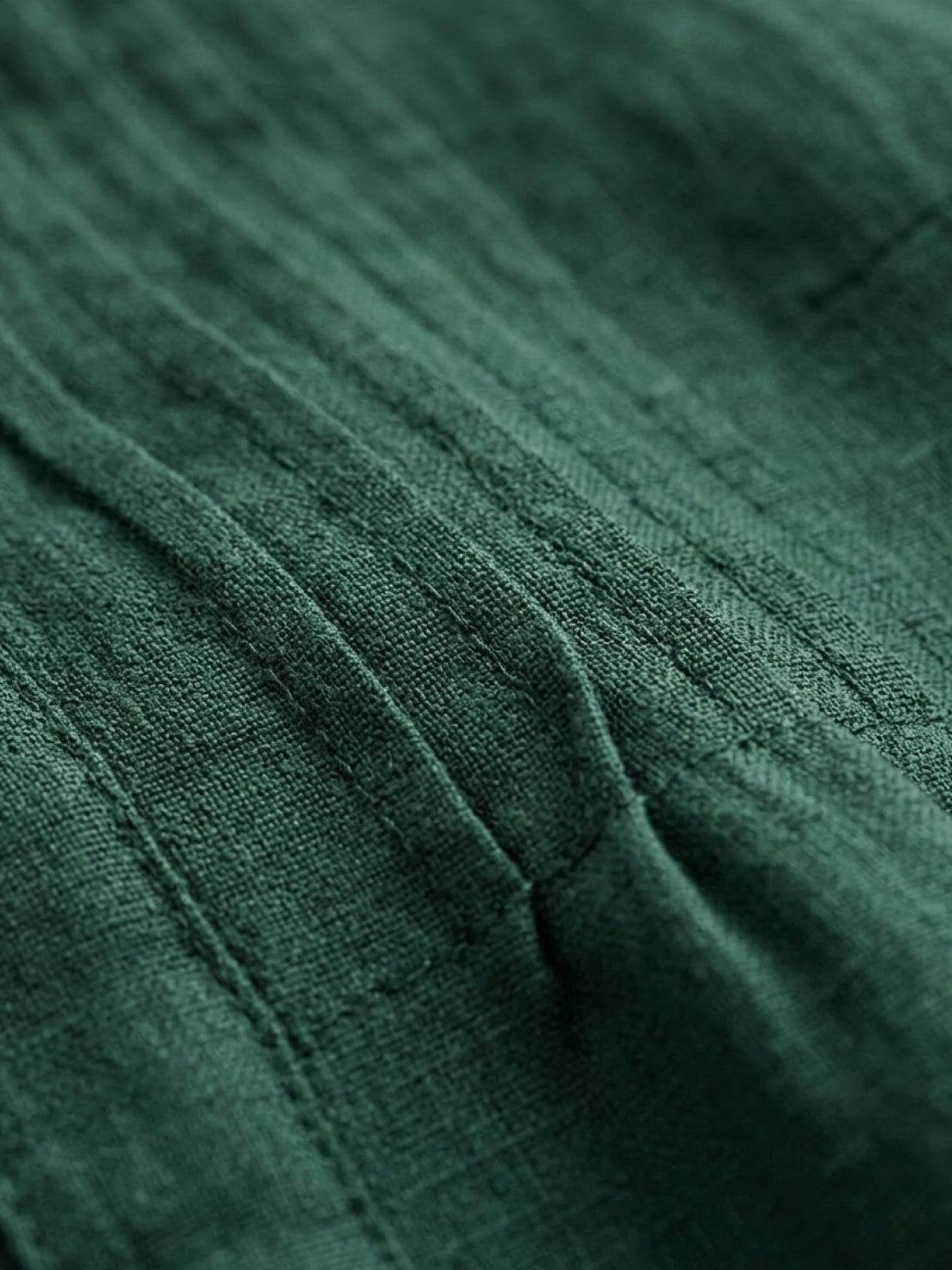 100% Cotton Linen Pintuck Dress - Image 12