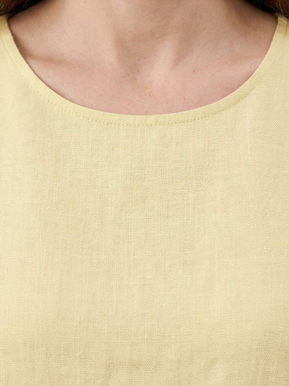 100% Cotton Linen Sleeveless Maxi Dress - Image 6