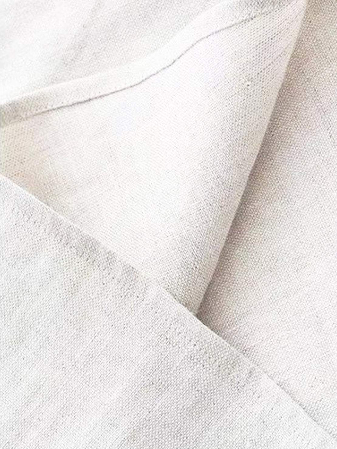 100% Cotton-Linen Sleeveless Top - Image 18