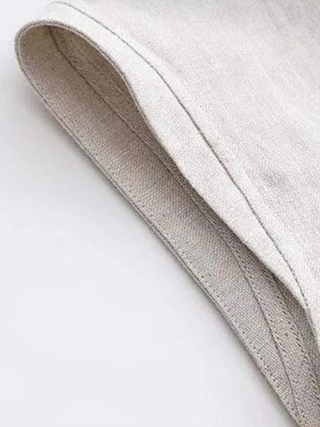 100% Cotton-Linen Sleeveless Top - Image 5