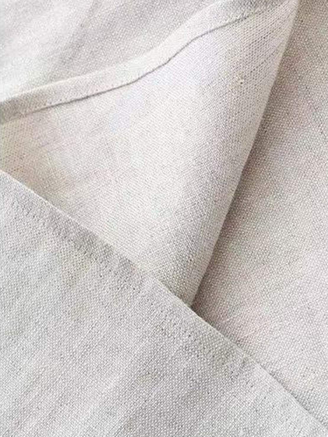 100% Cotton-Linen Sleeveless Top - Image 6