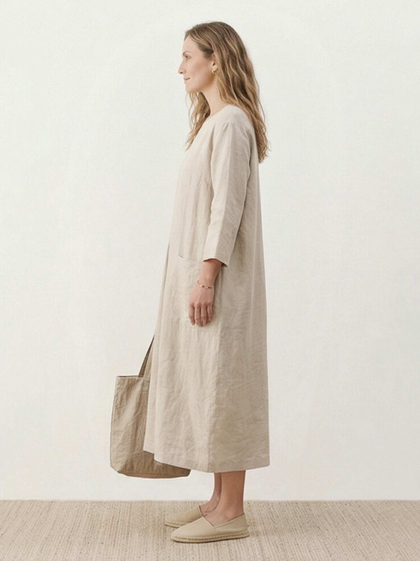 100% Cotton Pocket Maxi Dress - Image 15