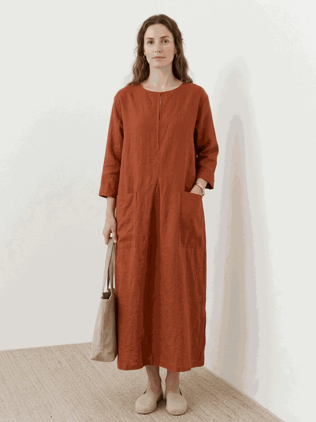 100% Cotton Pocket Maxi Dress - Image 19