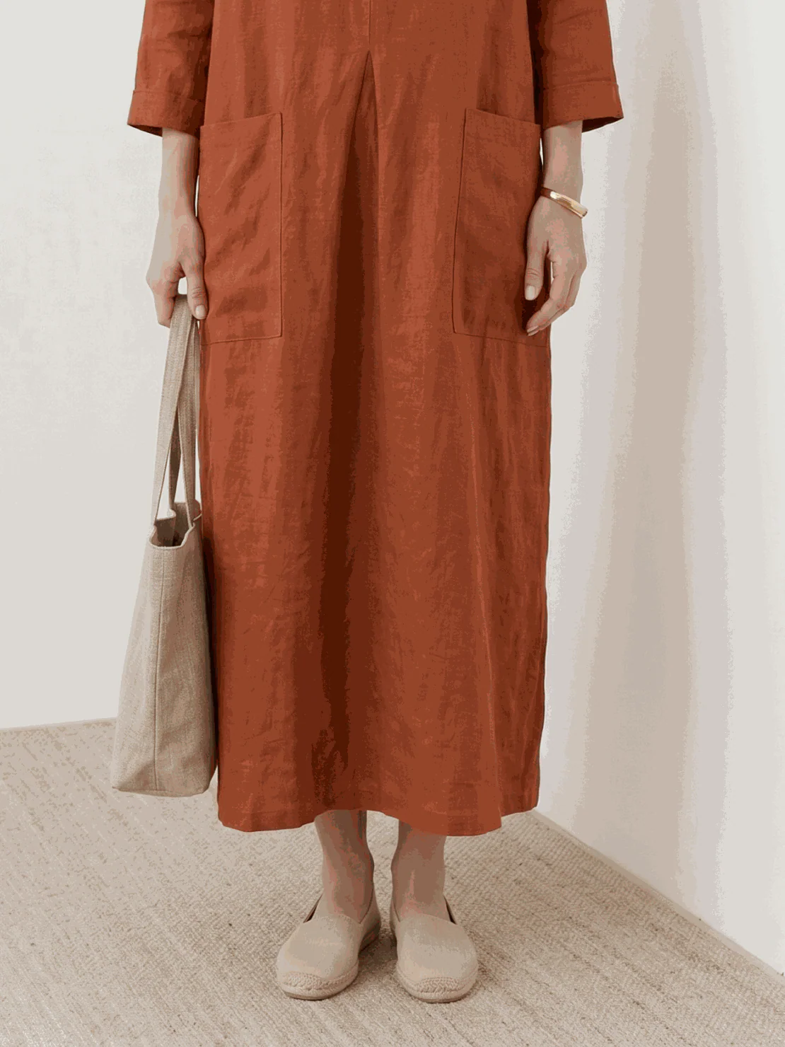 100% Cotton Pocket Maxi Dress - Image 23