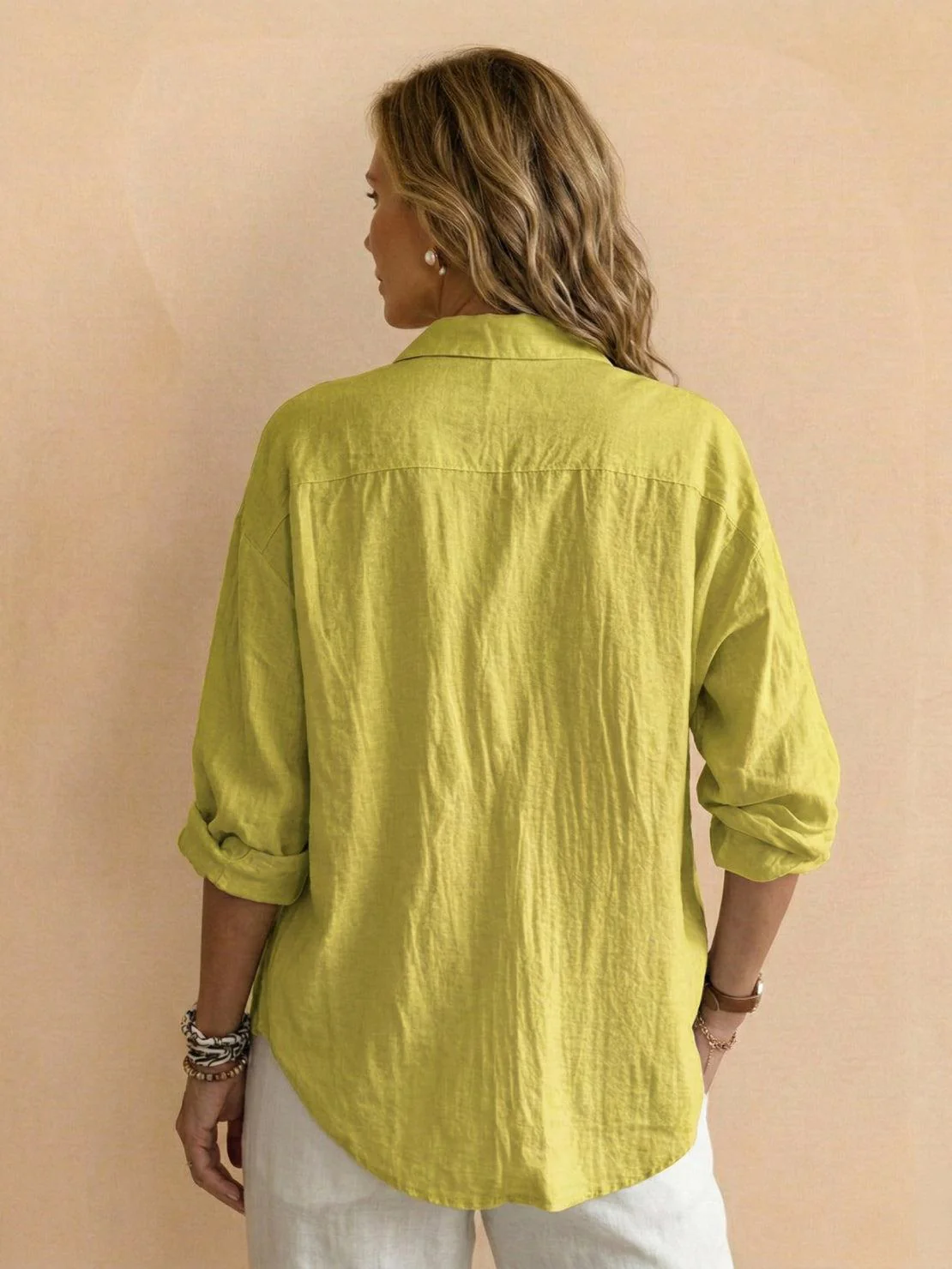 100% Cotton Popover Blouse - Image 24