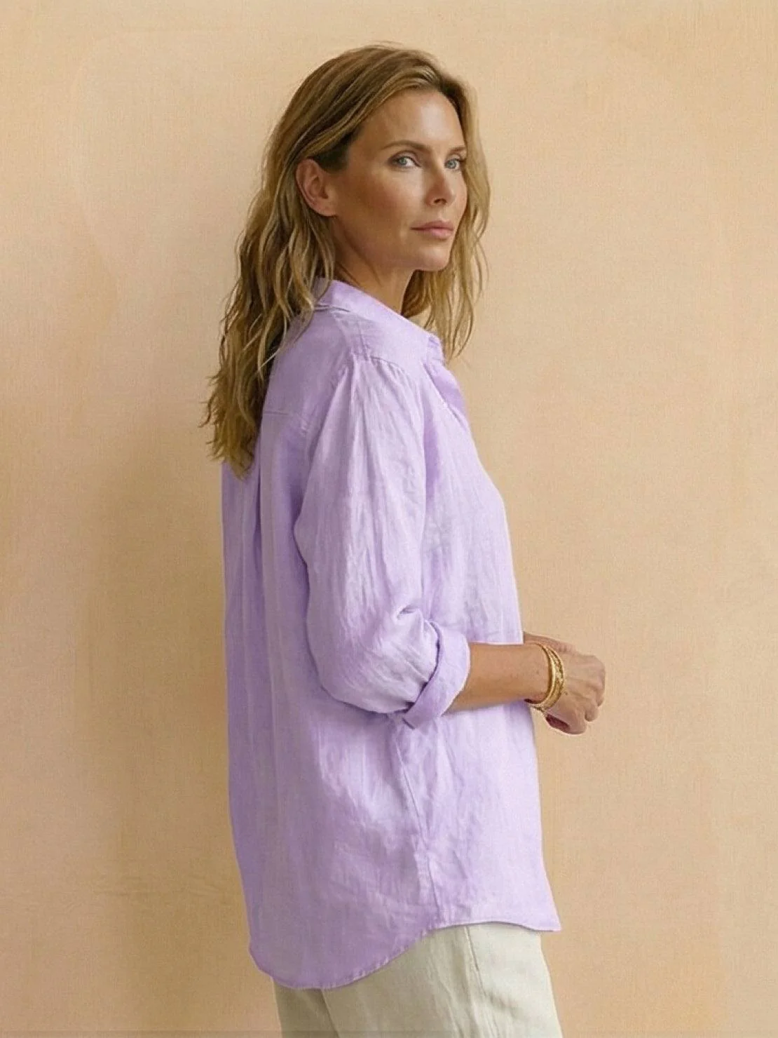 100% Cotton Popover Blouse - Image 28