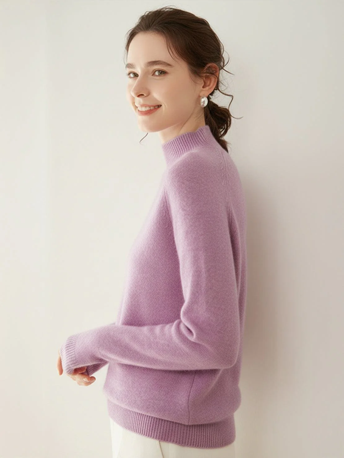 100% Italian Cashmere Sweater - Image 38
