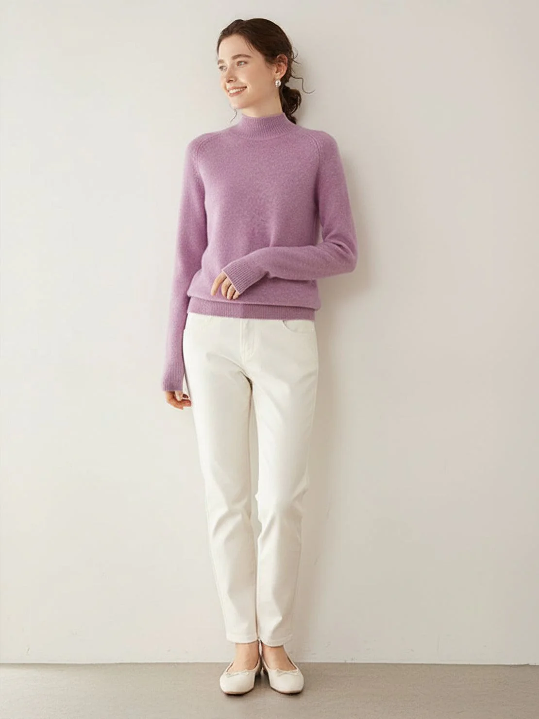100% Italian Cashmere Sweater - Image 40
