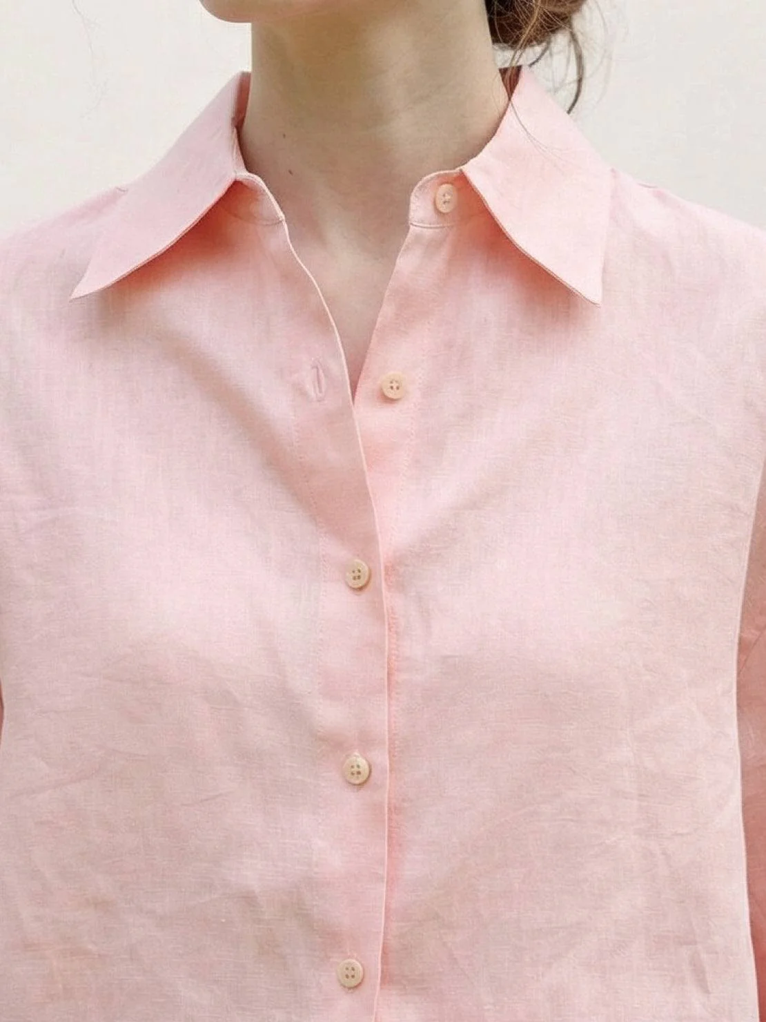 100% Linen Dropped-Shoulder Shirt - Image 19