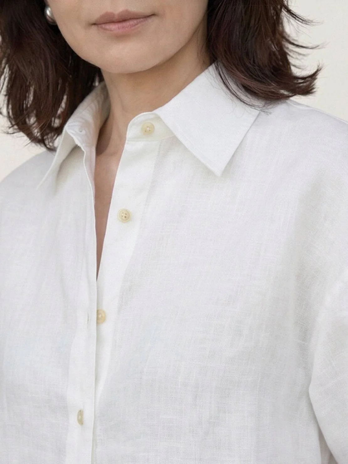 100% Linen Dropped-Shoulder Shirt - Image 24