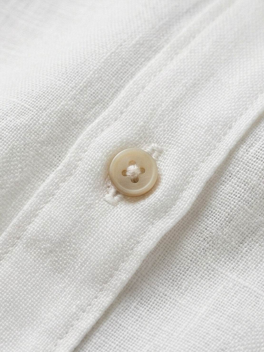 100% Linen Dropped-Shoulder Shirt - Image 25