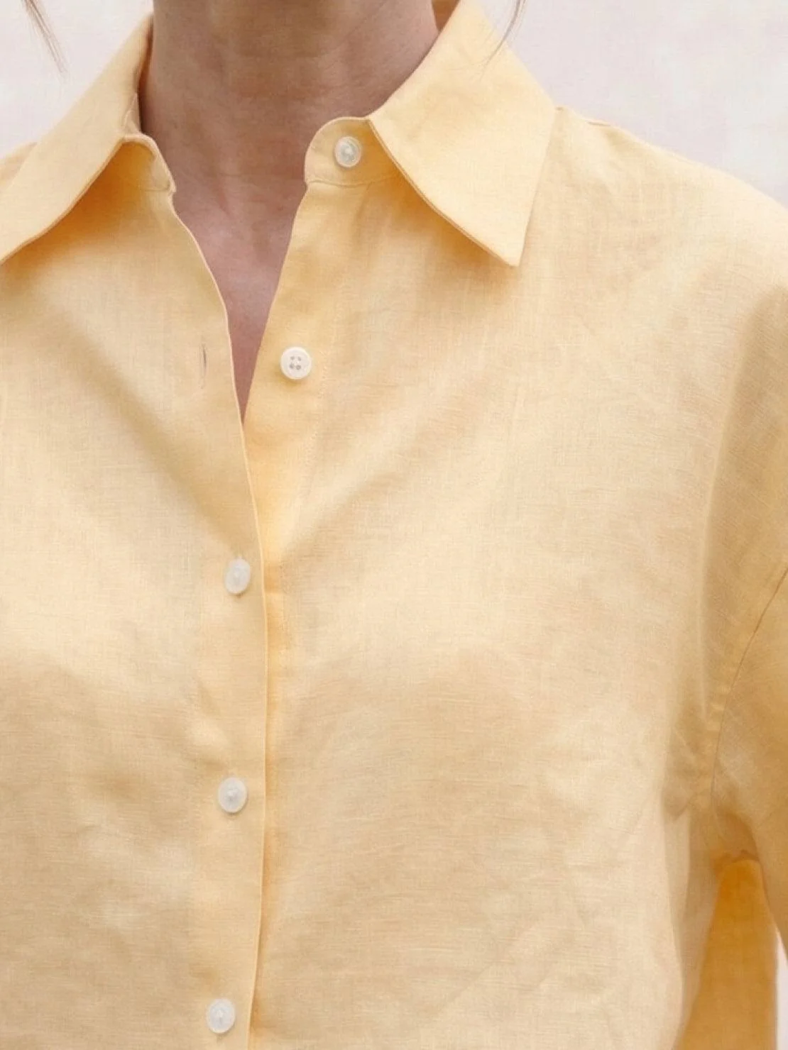 100% Linen Dropped-Shoulder Shirt - Image 29