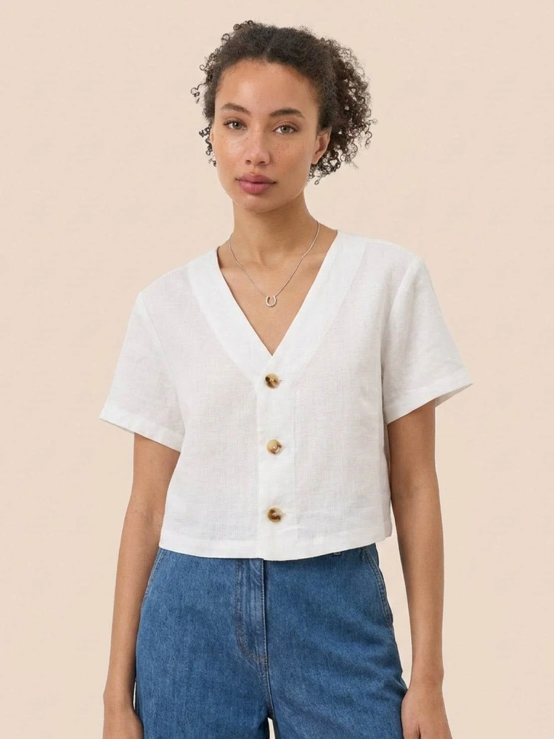 100% Linen French Top - Image 7