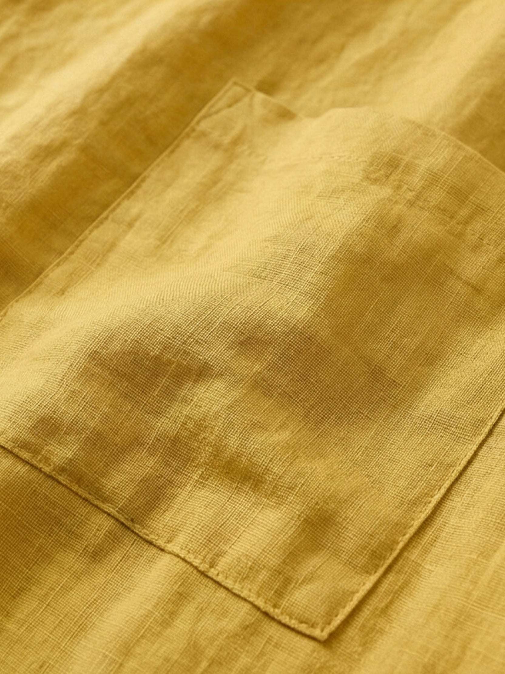 100% Linen Pocket Midi Dress - Image 12