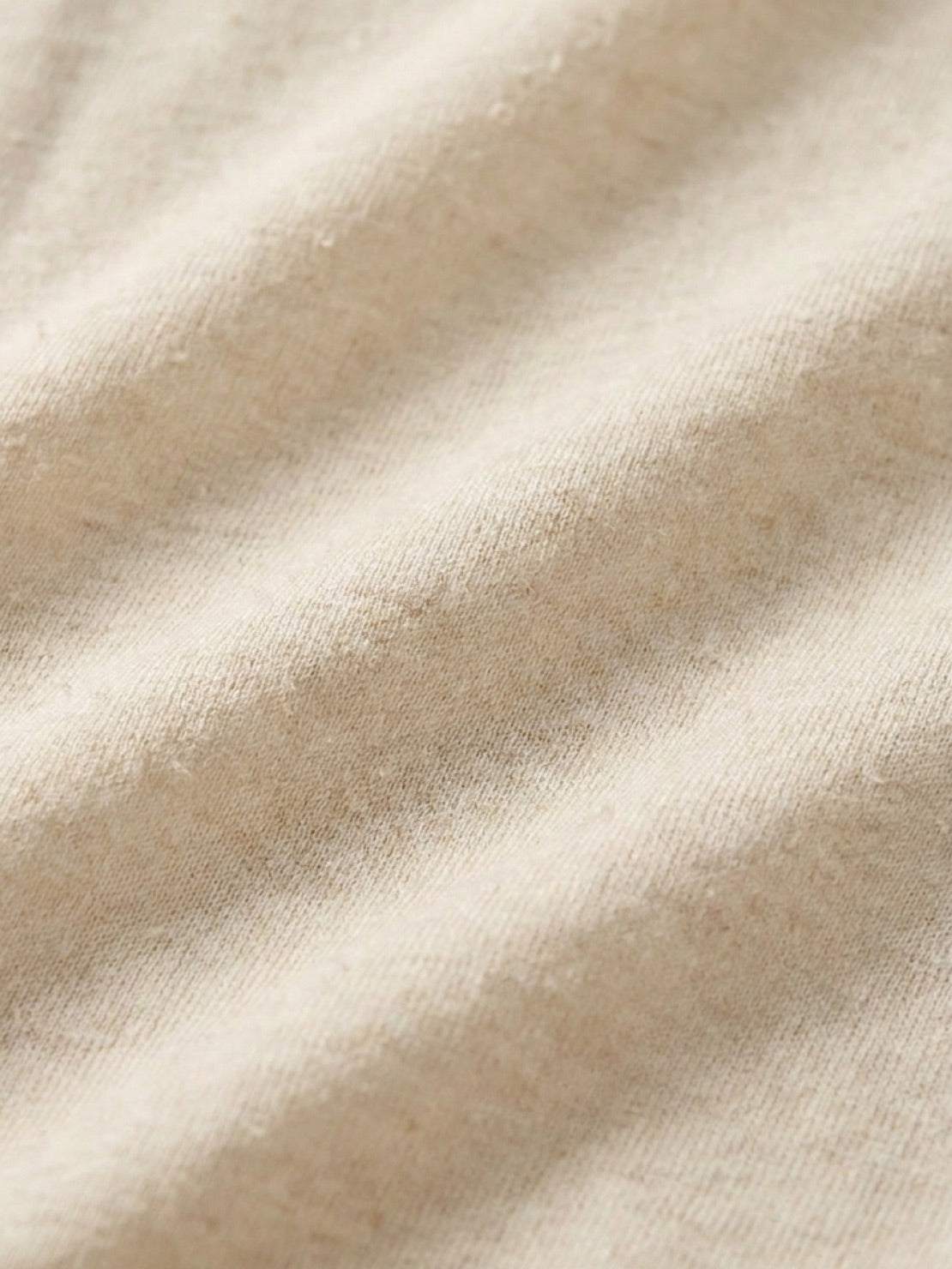 100% Linen Rolled Cuff Tee - Image 5
