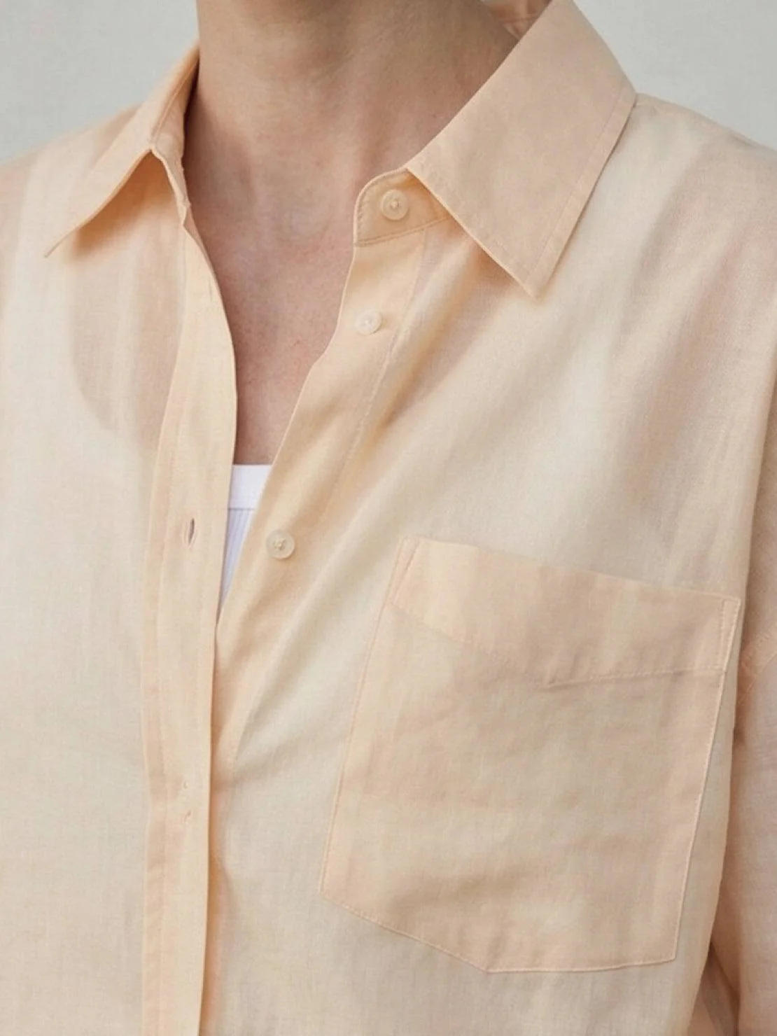 100% Linen Sheer Overshirt - Image 5
