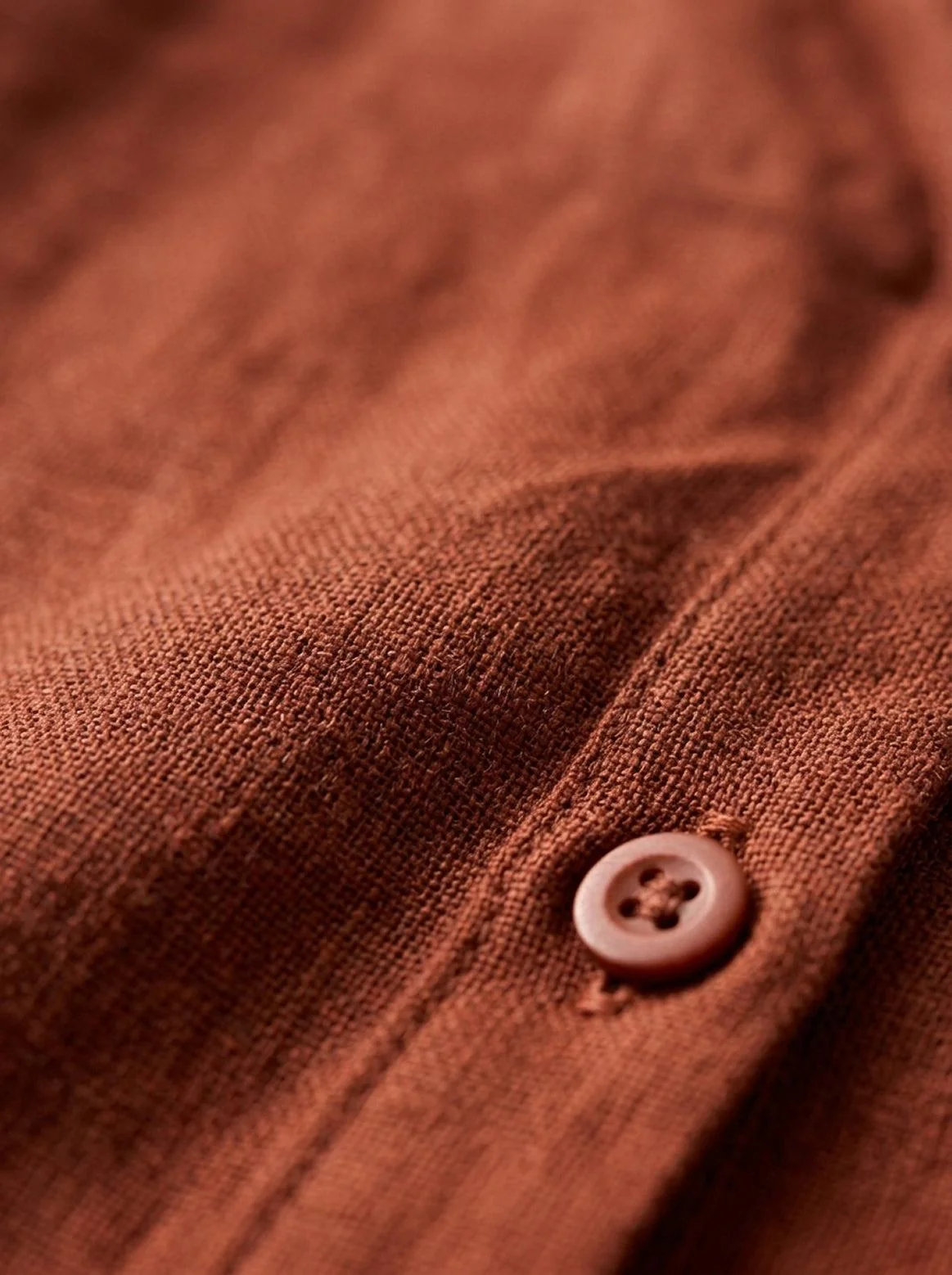 100% Linen V-Neck Shirt - Image 18