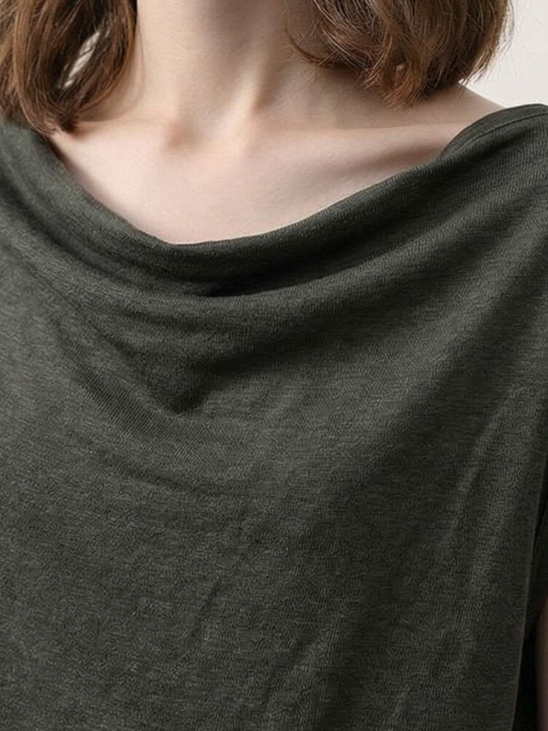 100% Linen Wide Neck Vest - Image 10
