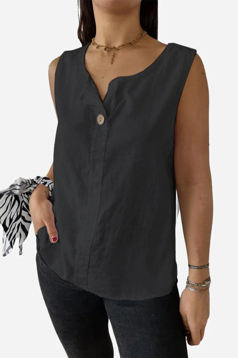 100% Pure Linen Cool Comfort Vest - Image 11