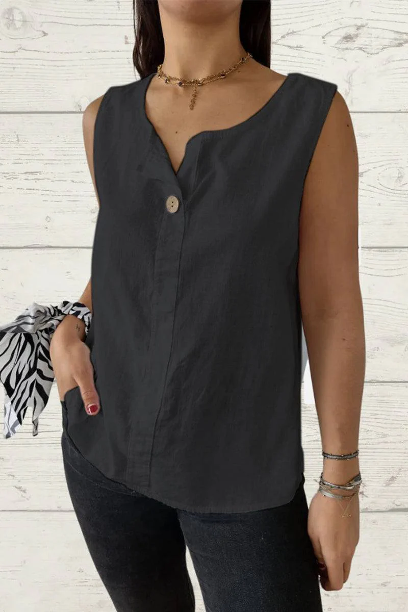 100% Pure Linen Cool Comfort Vest - Image 12