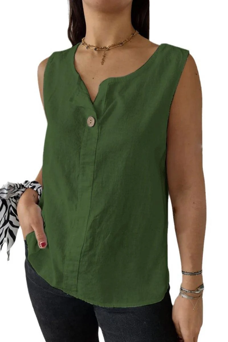 100% Pure Linen Cool Comfort Vest - Image 6