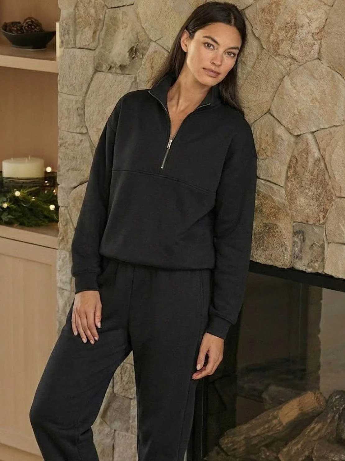 Athleisure at its Finest: Cotton-Blended Two-Piece Tracksuit - Image 26