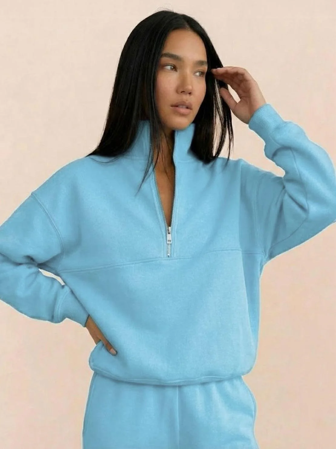 Athleisure at its Finest: Cotton-Blended Two-Piece Tracksuit - Image 39